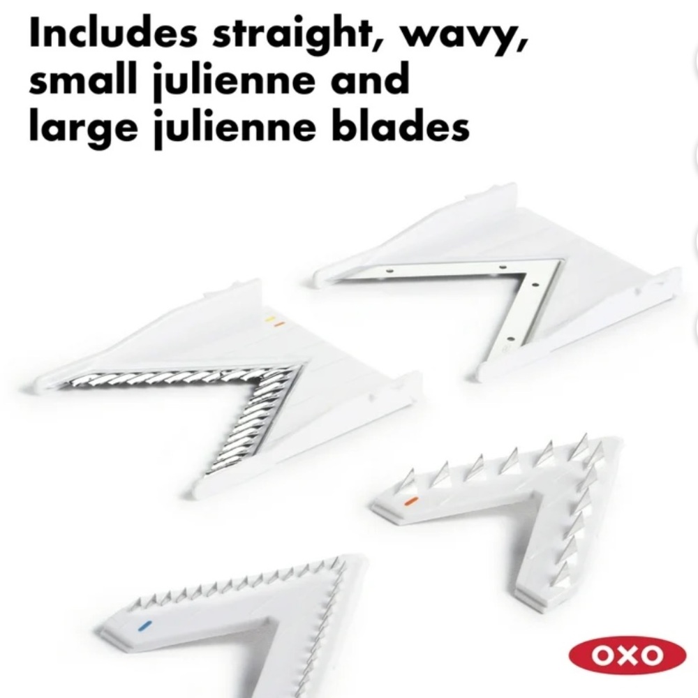 OXO SoftWorks V-Blade Mandoline Slicer NEW kitchen Gadget Adjustable size & cut - Picture 6 of 15